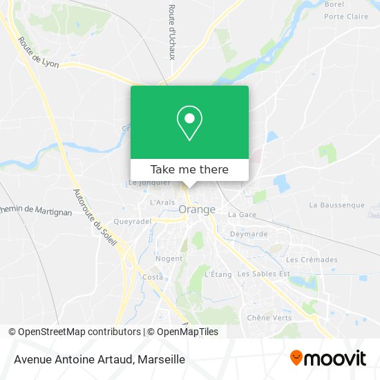 Avenue Antoine Artaud map