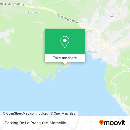 Parking De La Presqu'Île map