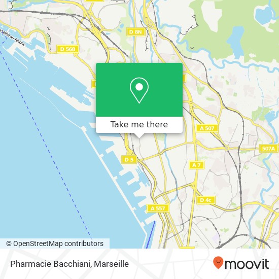 Mapa Pharmacie Bacchiani