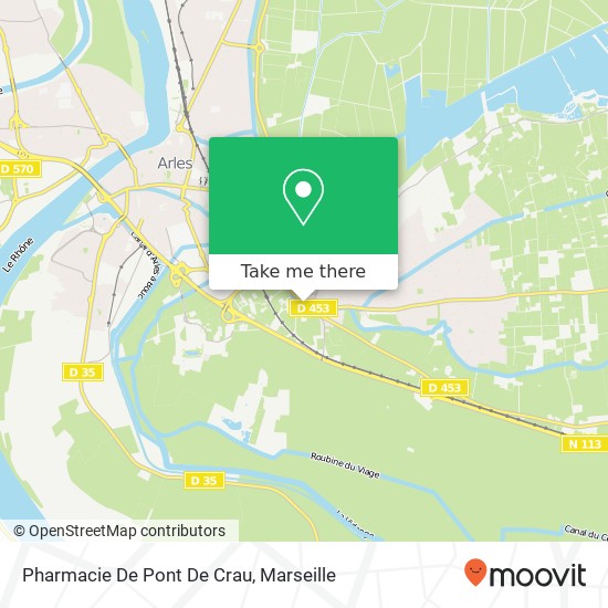 Pharmacie De Pont De Crau map