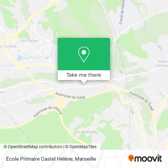 École Primaire Castel Hélène map