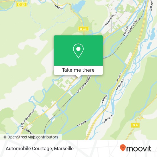 Mapa Automobile Courtage