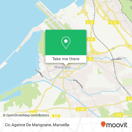 Mapa Cic Agence De Marignane