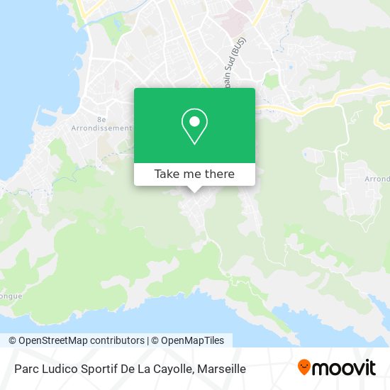 Parc Ludico Sportif De La Cayolle map