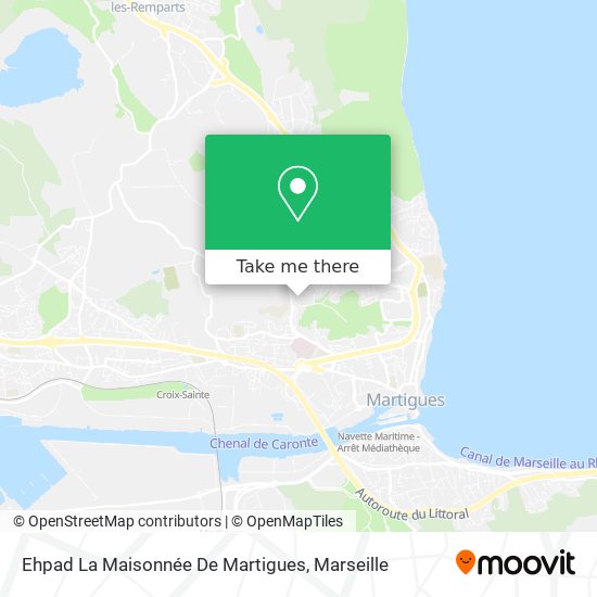Ehpad La Maisonnée De Martigues map