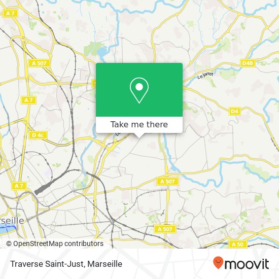 Traverse Saint-Just map