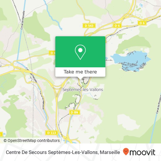 Centre De Secours Septèmes-Les-Vallons map