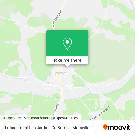 Lotissement Les Jardins De Bornes map