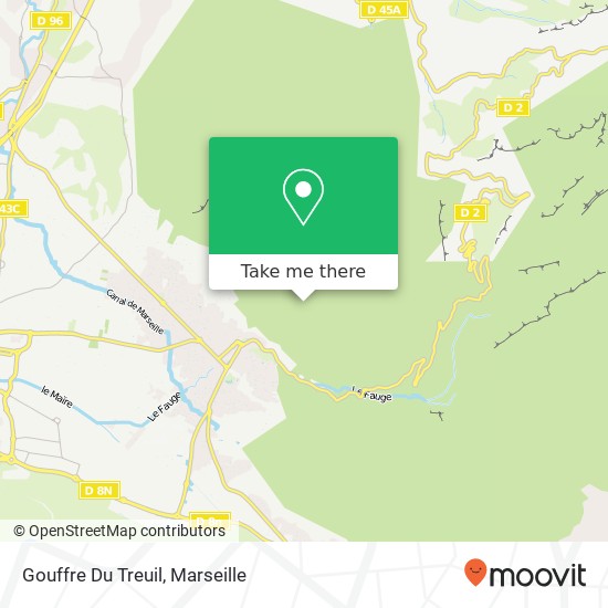 Mapa Gouffre Du Treuil