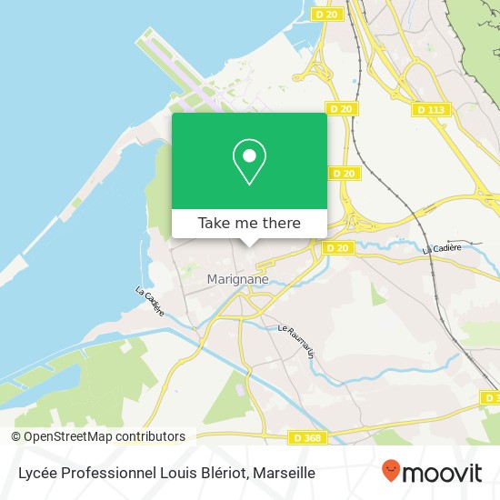 Mapa Lycée Professionnel Louis Blériot