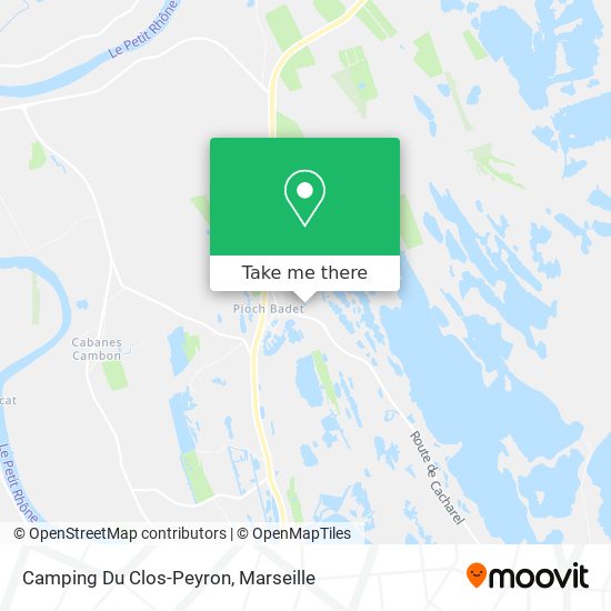 Camping Du Clos-Peyron map