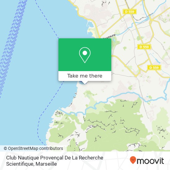 Mapa Club Nautique Provençal De La Recherche Scientifique