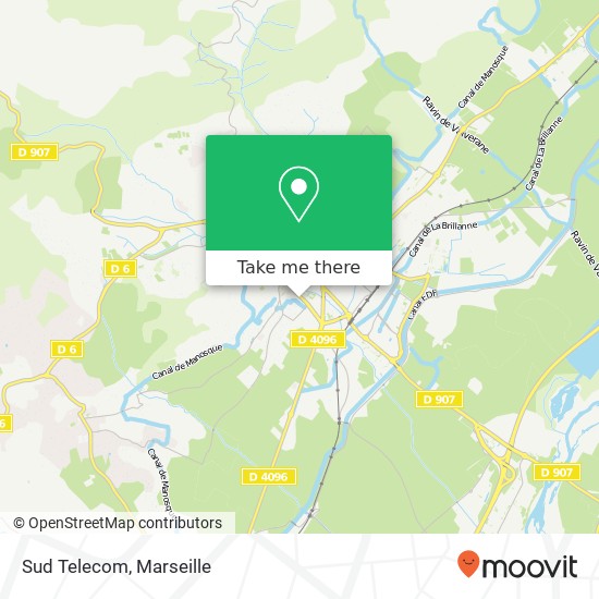Sud Telecom map