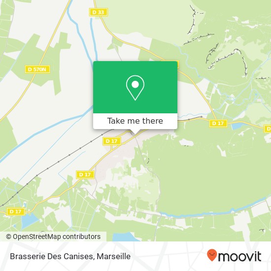 Mapa Brasserie Des Canises