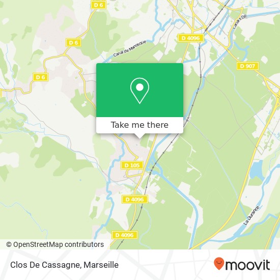 Mapa Clos De Cassagne