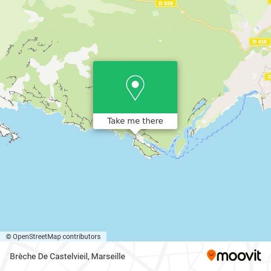 Brèche De Castelvieil map