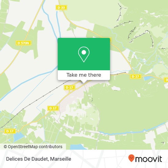 Delices De Daudet map