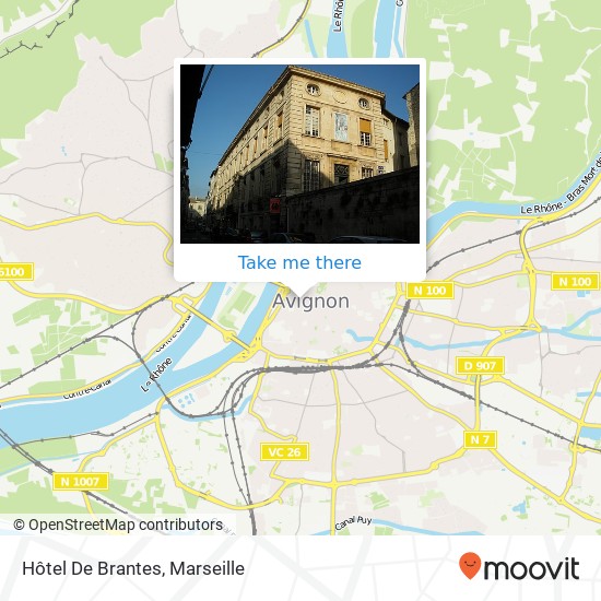 Hôtel De Brantes map