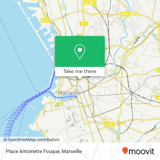 Mapa Place Antoinette Fouque