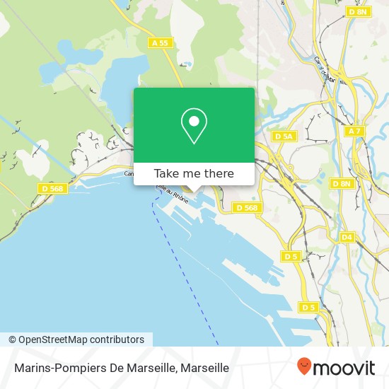 Marins-Pompiers De Marseille map