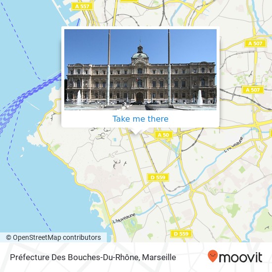 Préfecture Des Bouches-Du-Rhône map