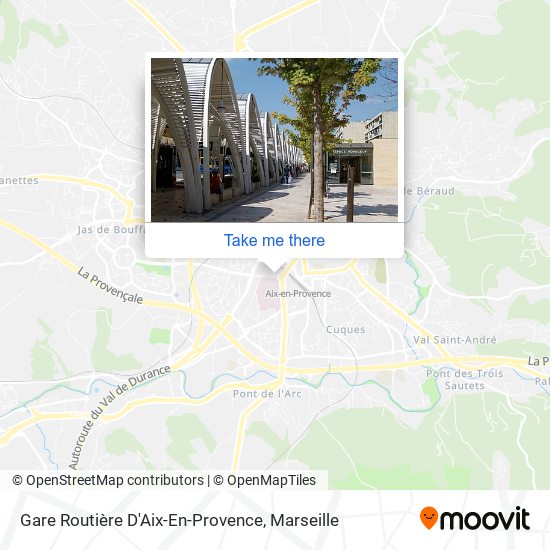 Gare Routière D'Aix-En-Provence map