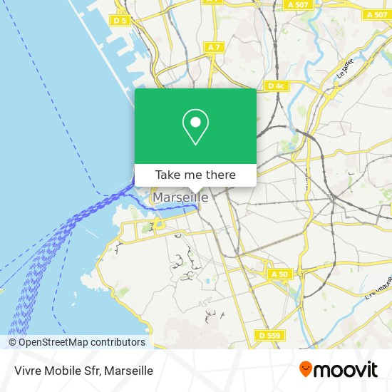 Vivre Mobile Sfr map