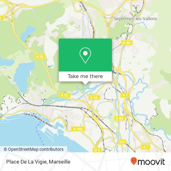 Place De La Vigie map