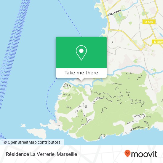 Résidence La Verrerie map