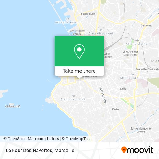 Le Four Des Navettes map