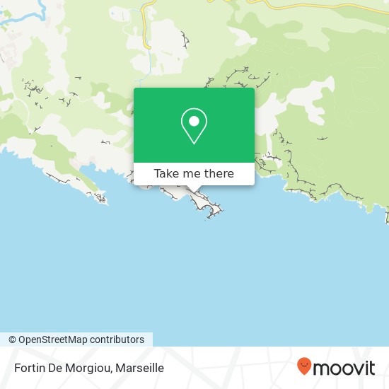 Mapa Fortin De Morgiou