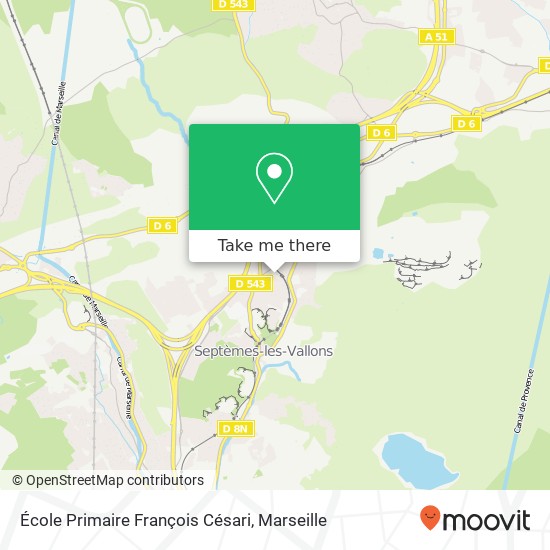 École Primaire François Césari map