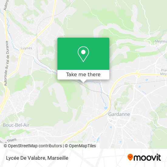 Lycée De Valabre map