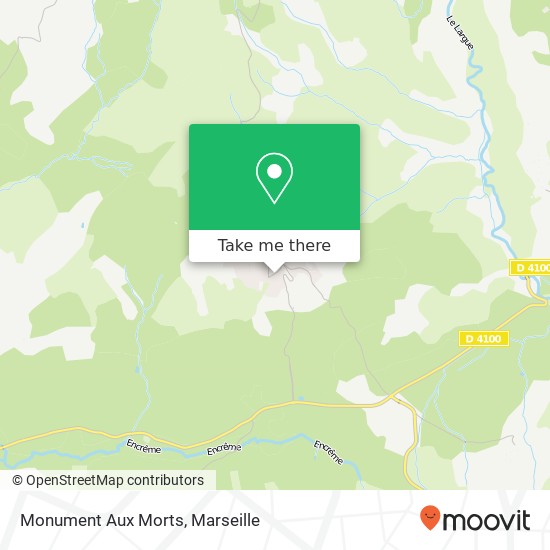 Mapa Monument Aux Morts