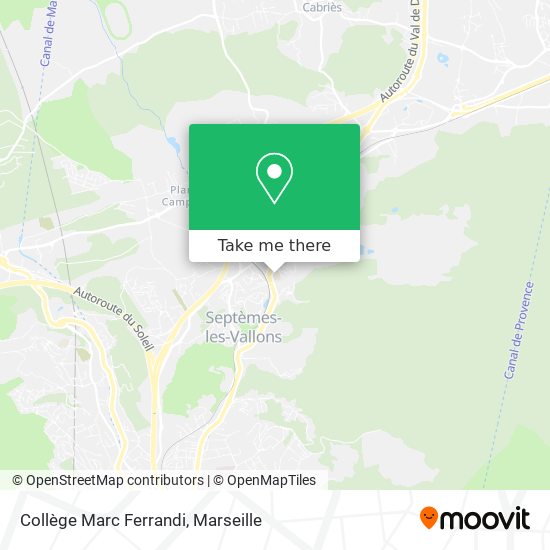 Collège Marc Ferrandi map