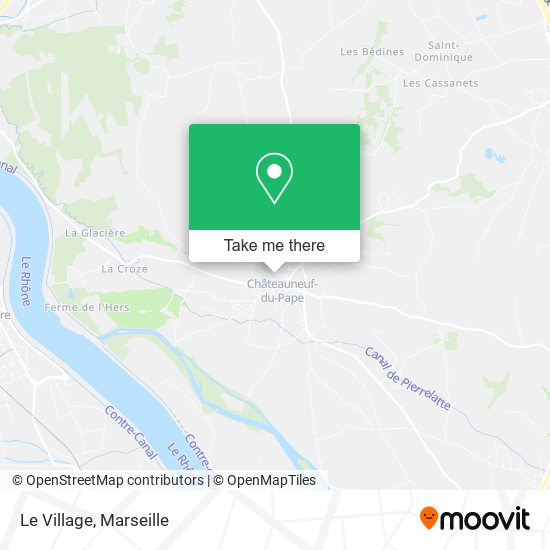 Le Village map
