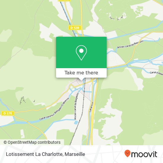 Lotissement La Charlotte map