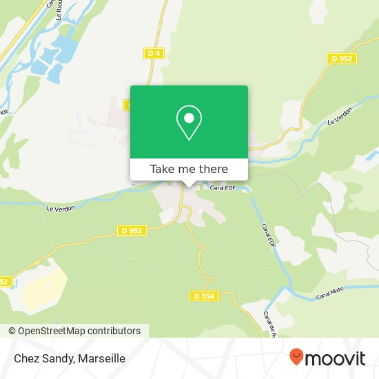 Chez Sandy map