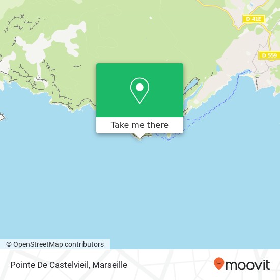 Pointe De Castelvieil map