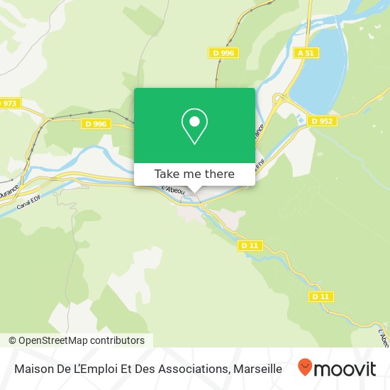 Maison De L’Emploi Et Des Associations map