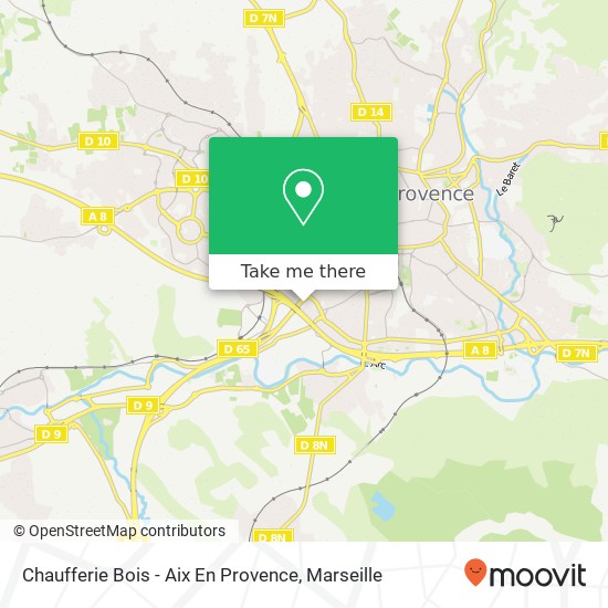 Chaufferie Bois - Aix En Provence map