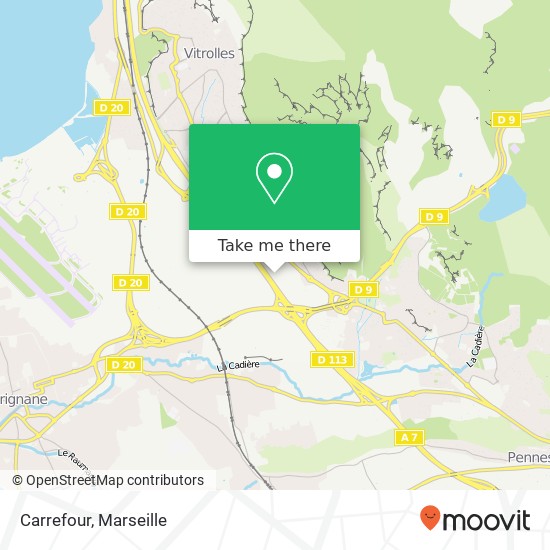 Carrefour map