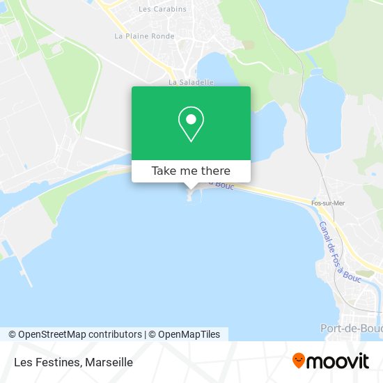 Les Festines map