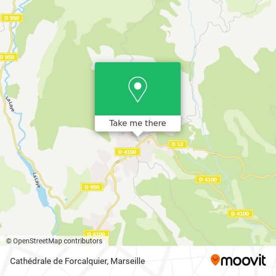 Cathédrale de Forcalquier map