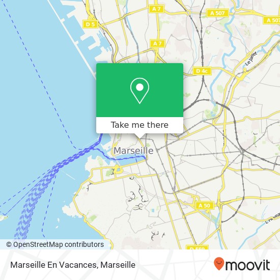 Marseille En Vacances map