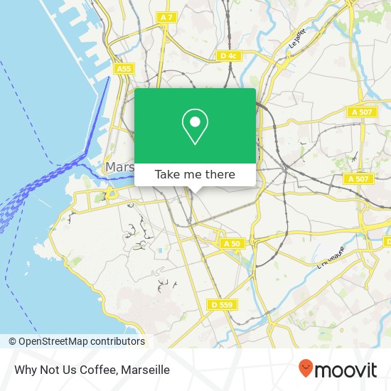 Why Not Us Coffee map