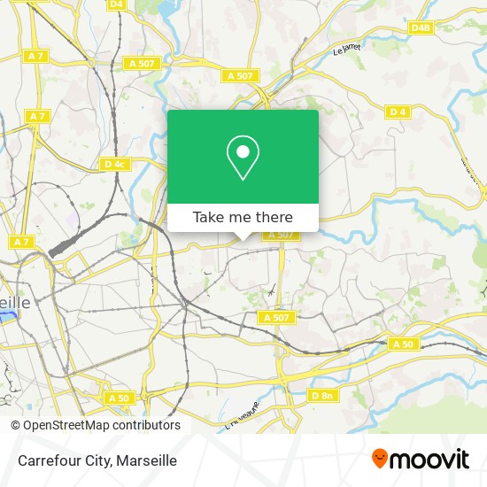 Carrefour City map