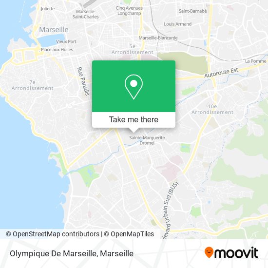 Mapa Olympique De Marseille