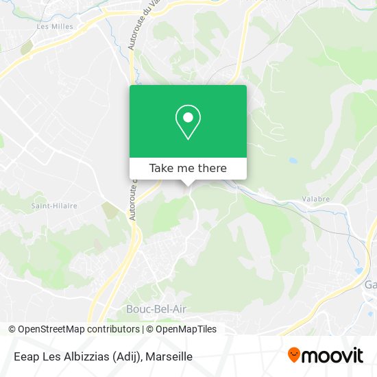 Eeap Les Albizzias (Adij) map