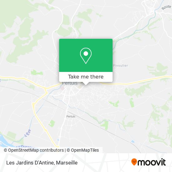 Les Jardins D'Antine map